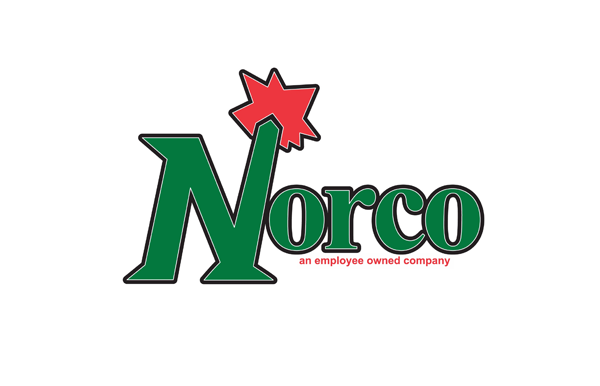 Norco logo featured on a white background with vinyl decals.