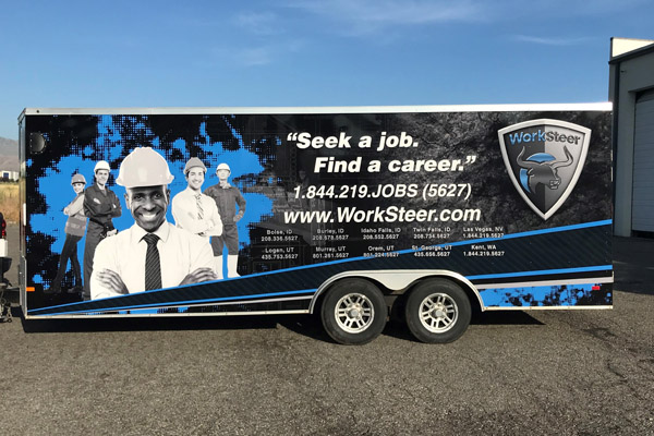Trailer Wraps Design and Installation from Interstate Image in Salt Lake City.