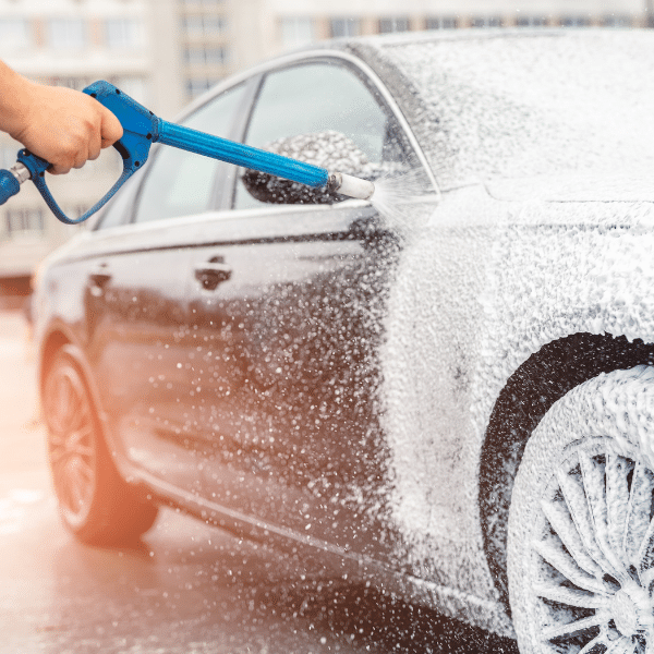 Comparison of car wash types for vehicle wrap safety