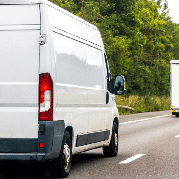 Worn Vehicle Graphics Before Full Branding Update